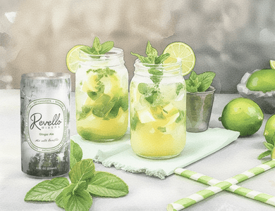 Ginger Mojito Mocktail